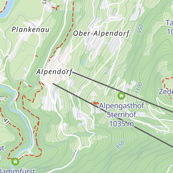 Map of Alpenhof Stadl