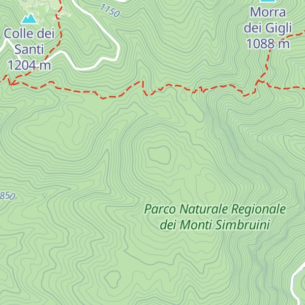 Map of Colle Palascuso