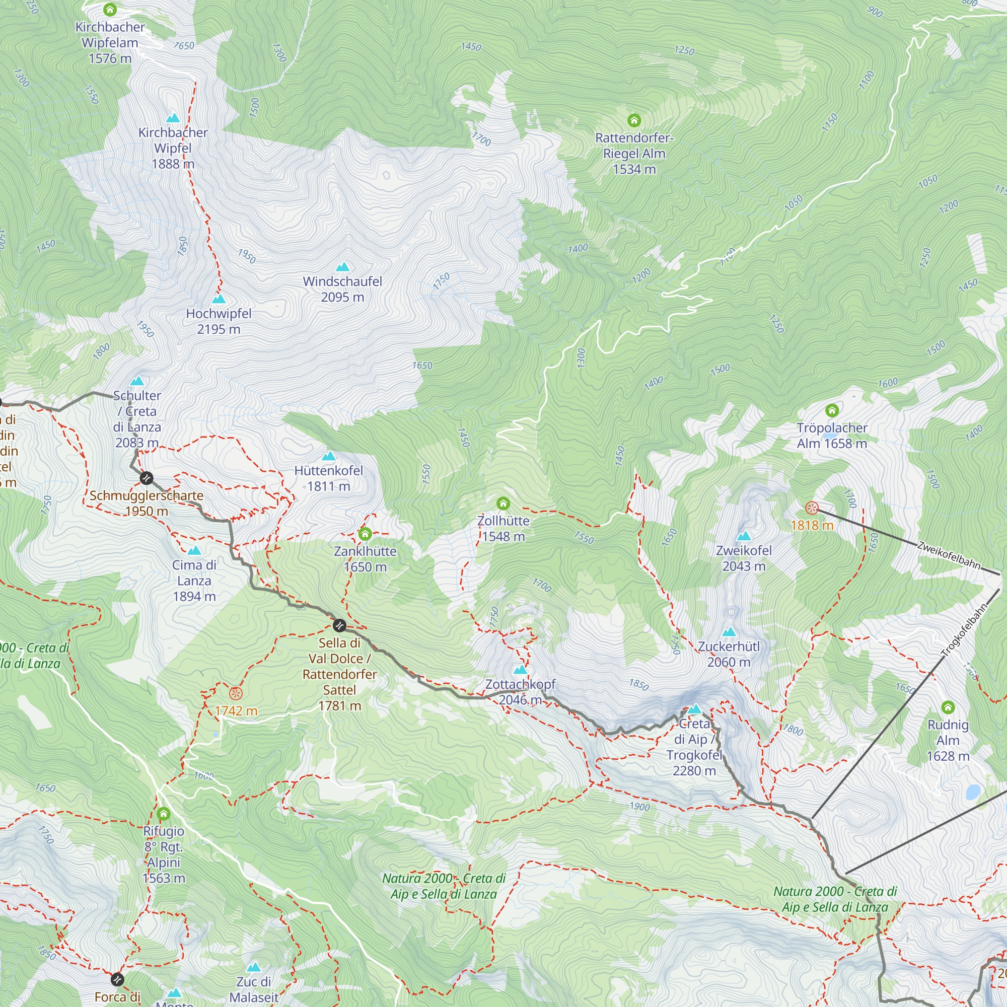 Zollhütte map
