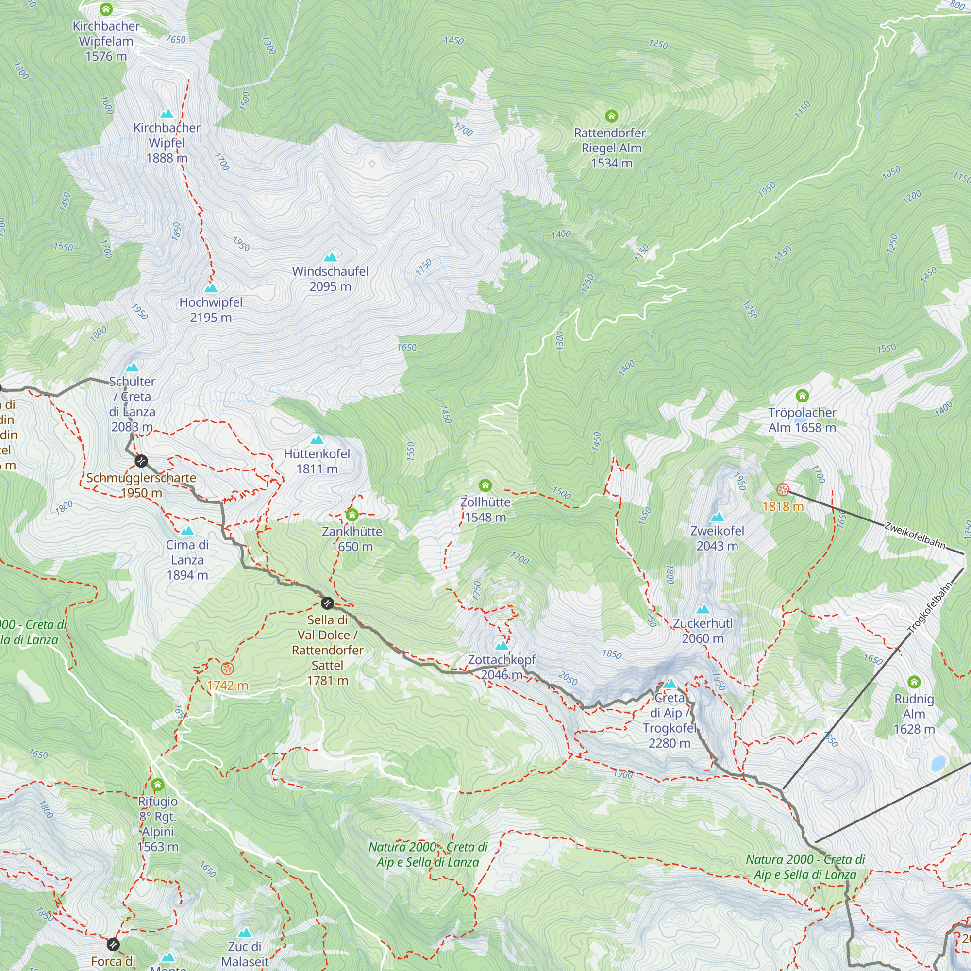 Zollhütte map