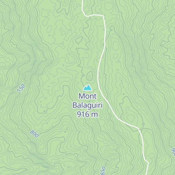 Map of Mont Balaguiri