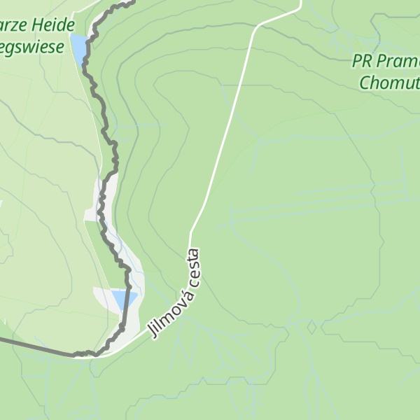 Map of Skelný vrch