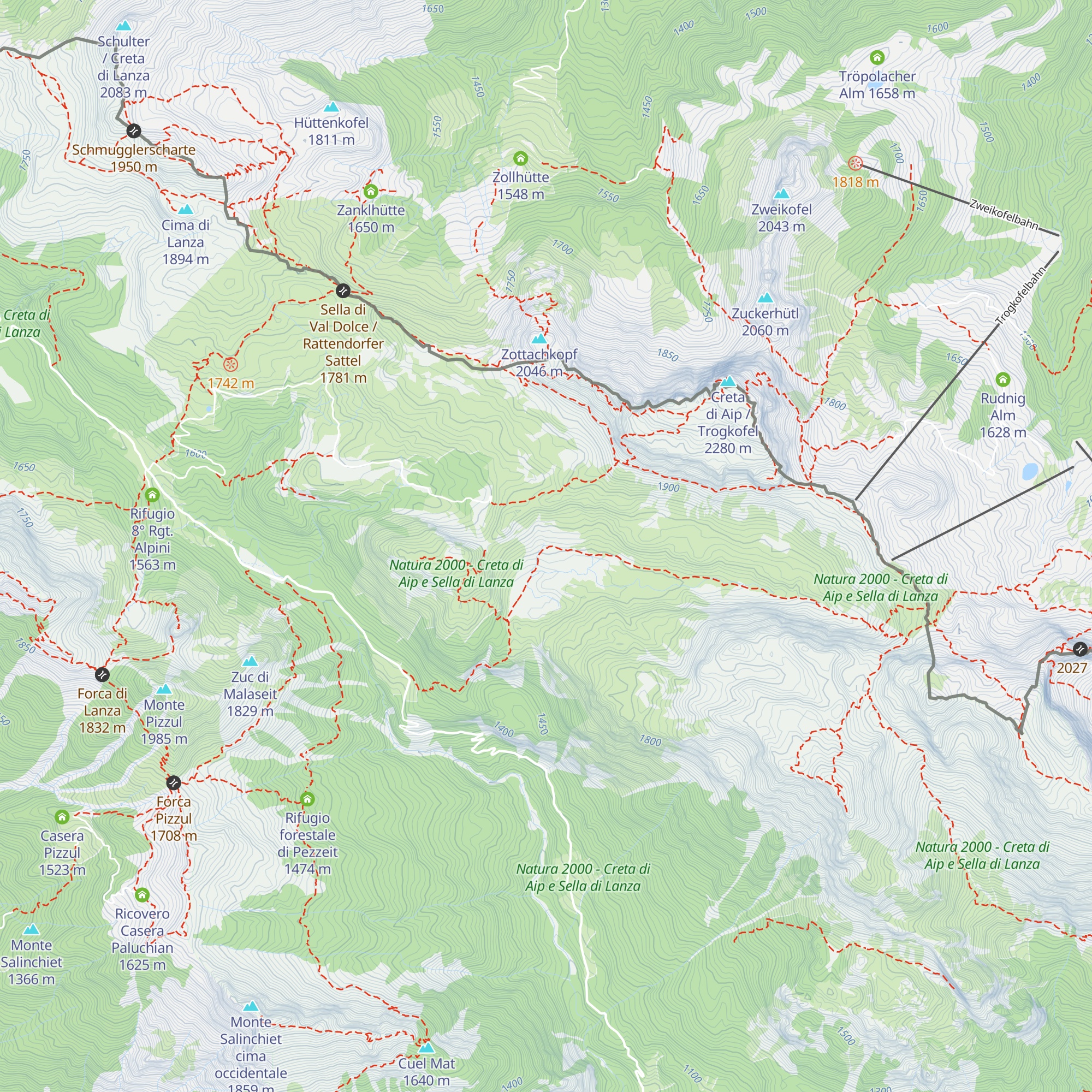 Casera di Aip map