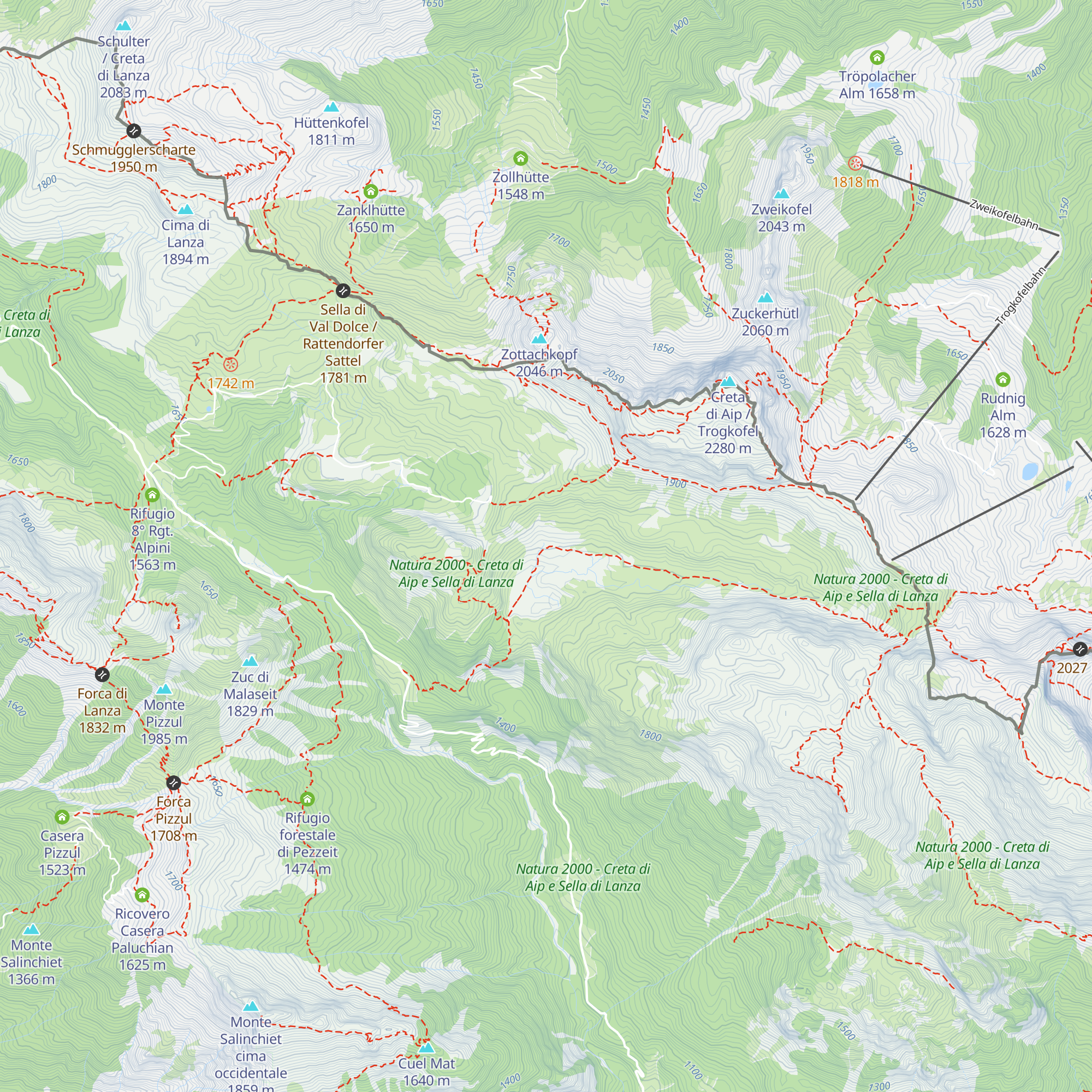 Casera di Aip map