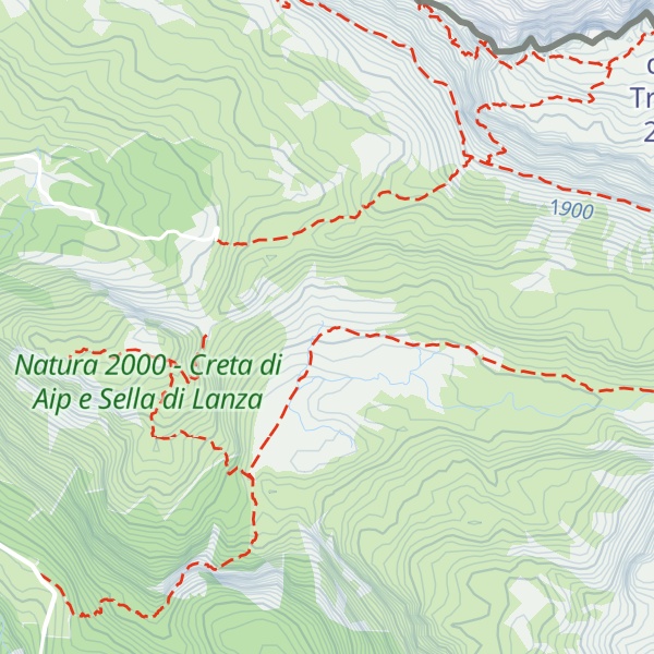 Map of Casera di Aip