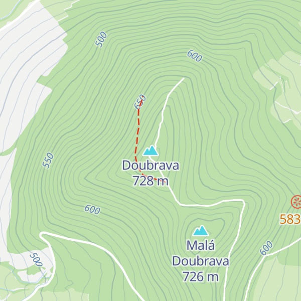 Map of Doubrava
