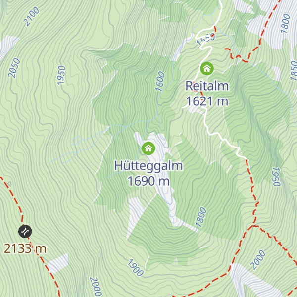 Map of Hütteggalm