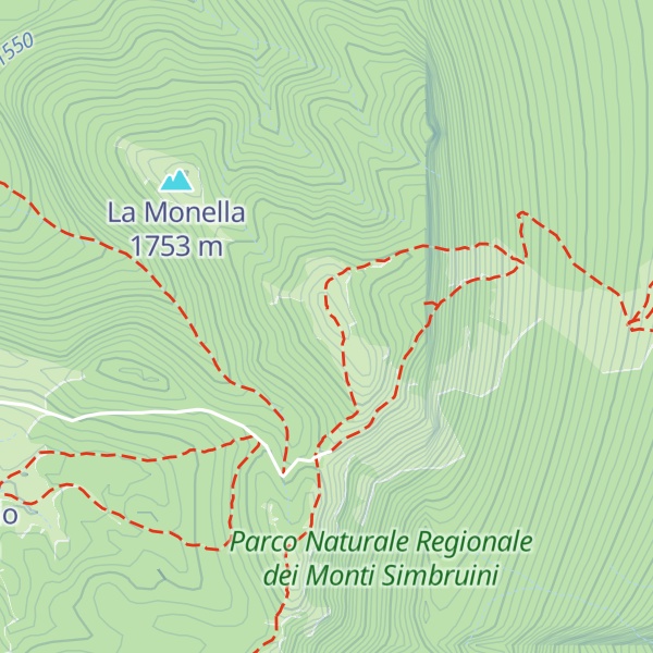 Map of Monte Autore