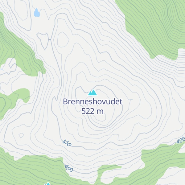 Map of Brenneshovudet