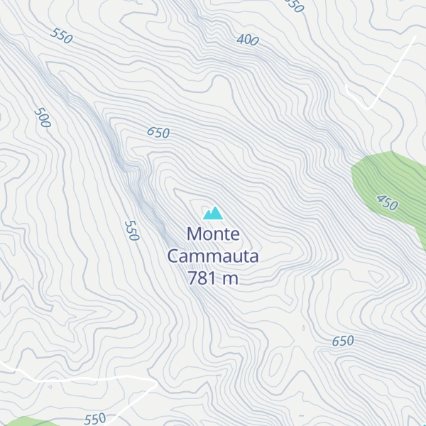 Map of Monte Cammauta