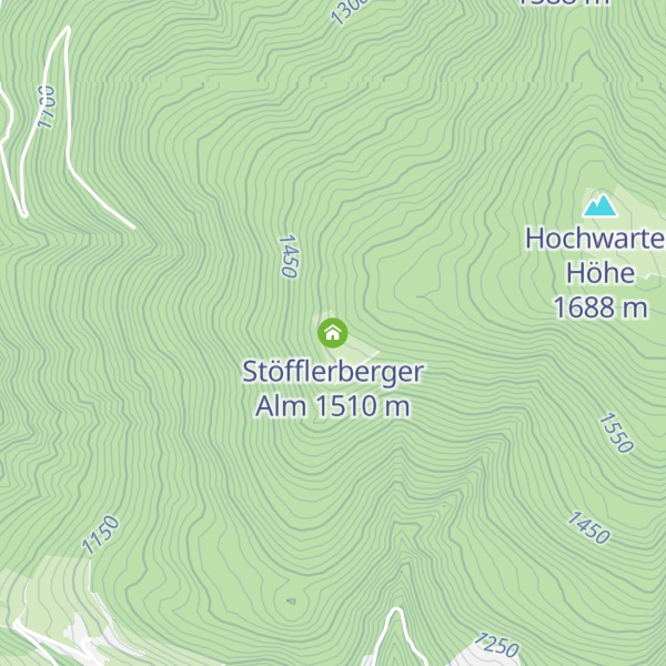 Map of Stöfflerberger Alm