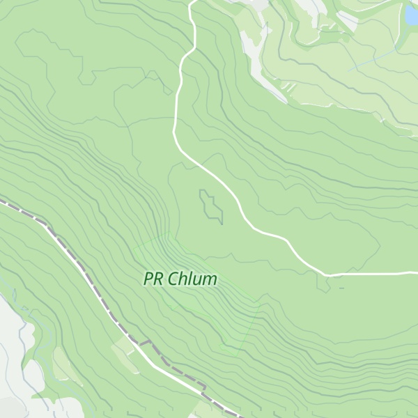 Map of Chlumská hora