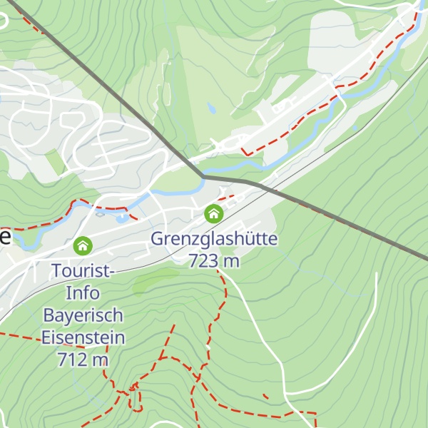 Map of Grenzglashütte