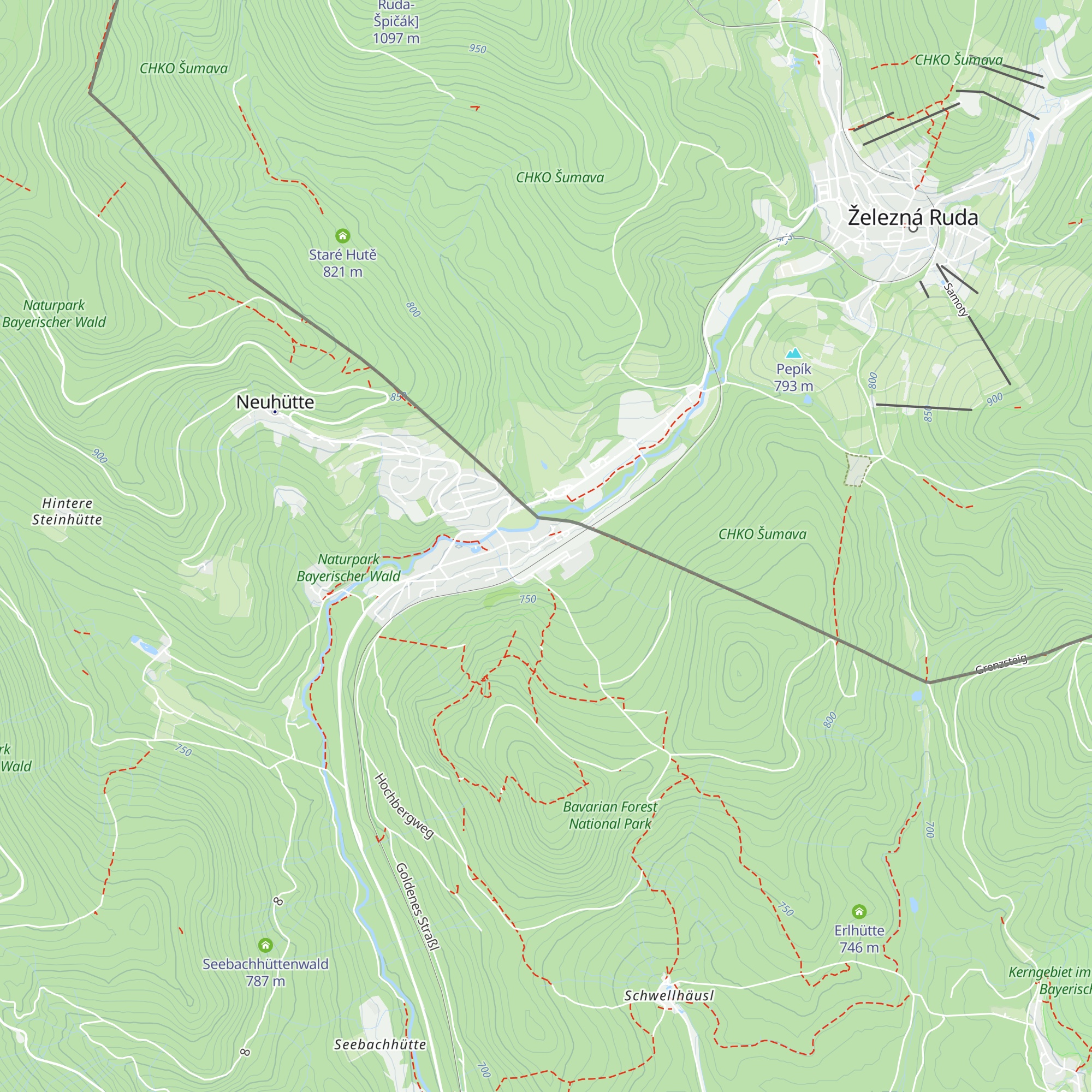 Grenzglashütte map