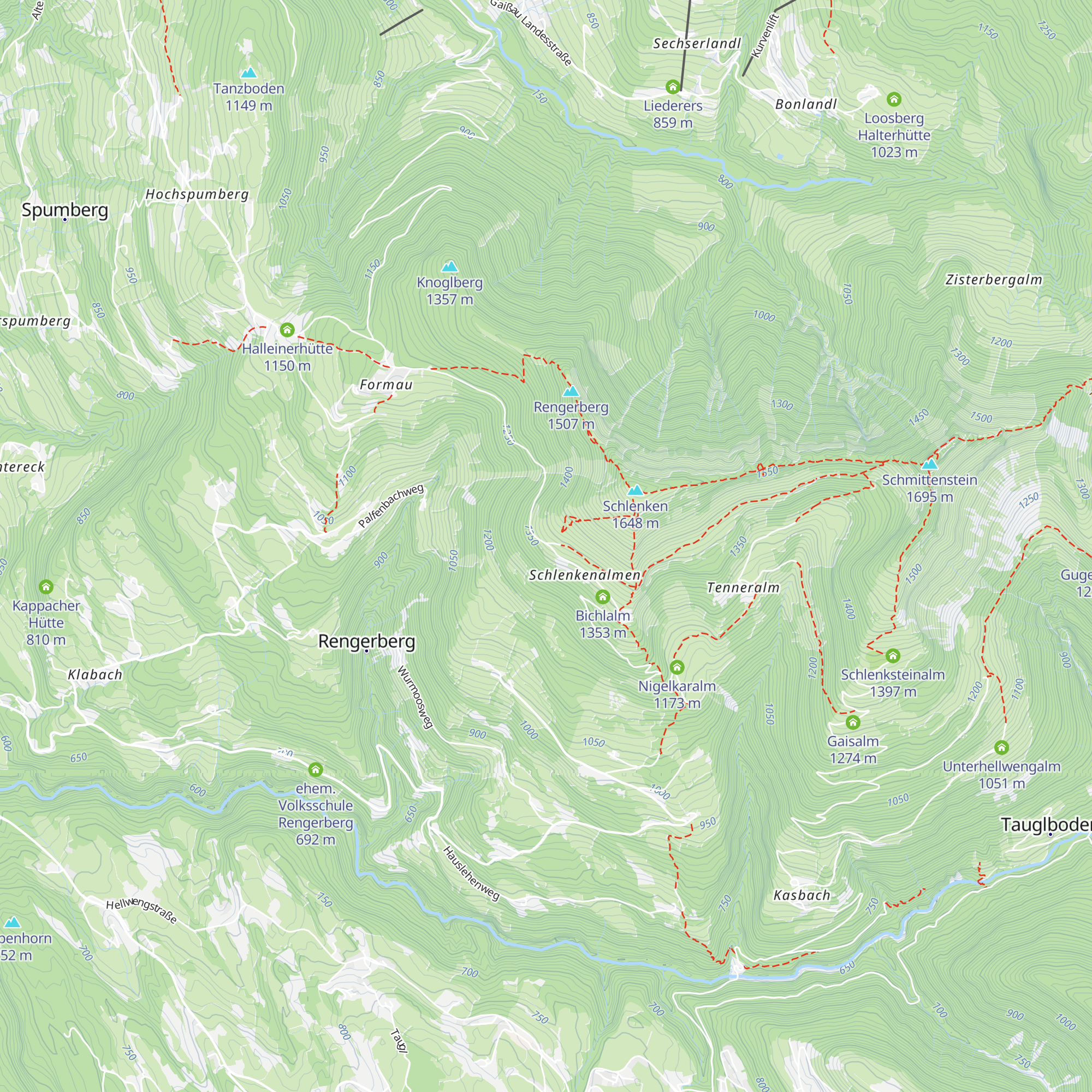 Zillhütte map
