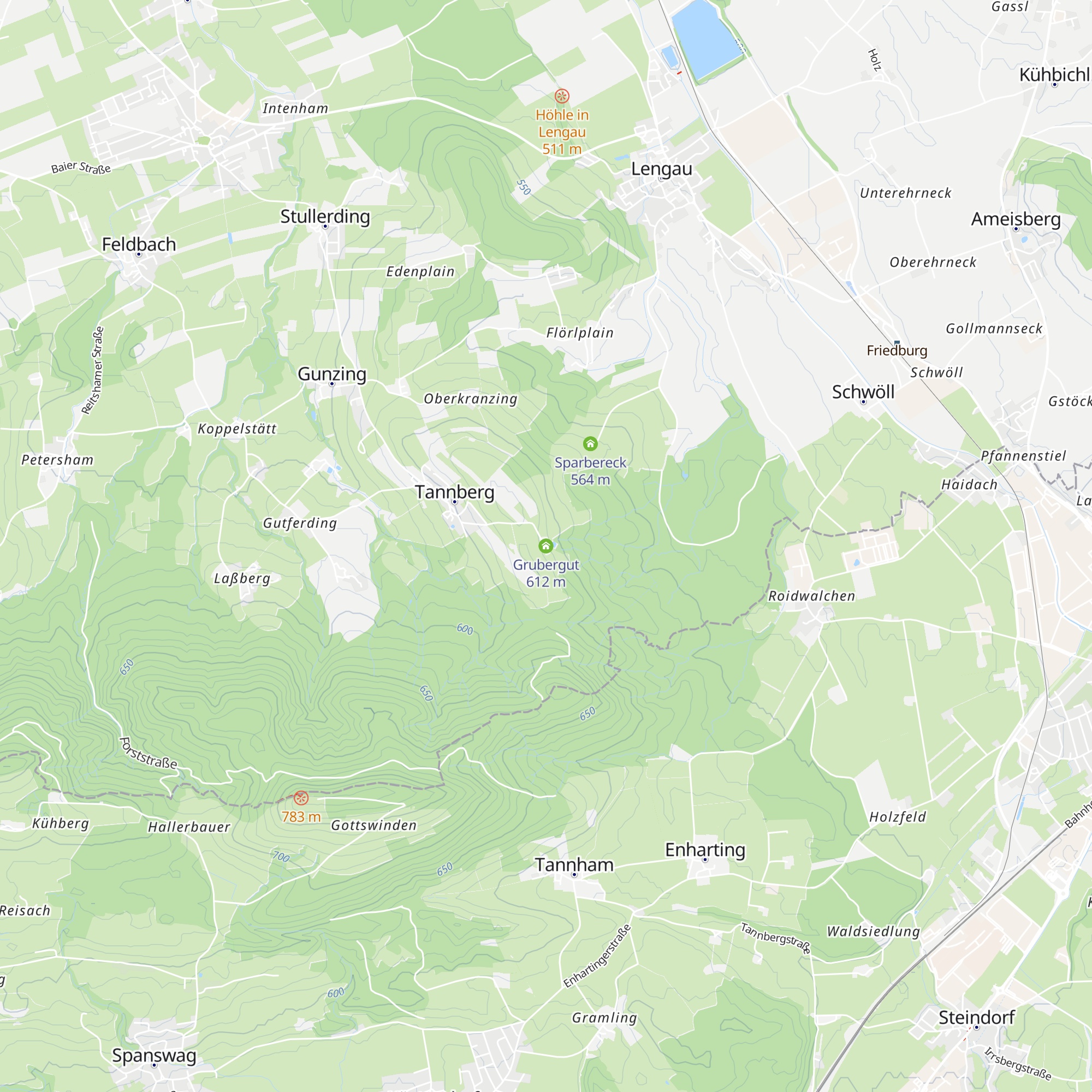 Grubergut map