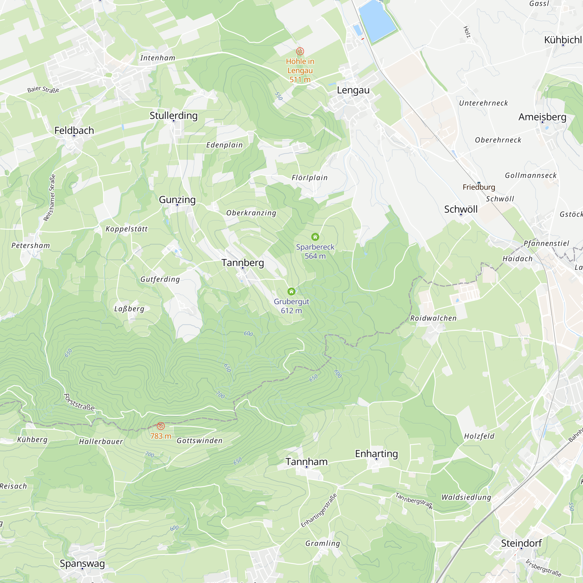 Grubergut map