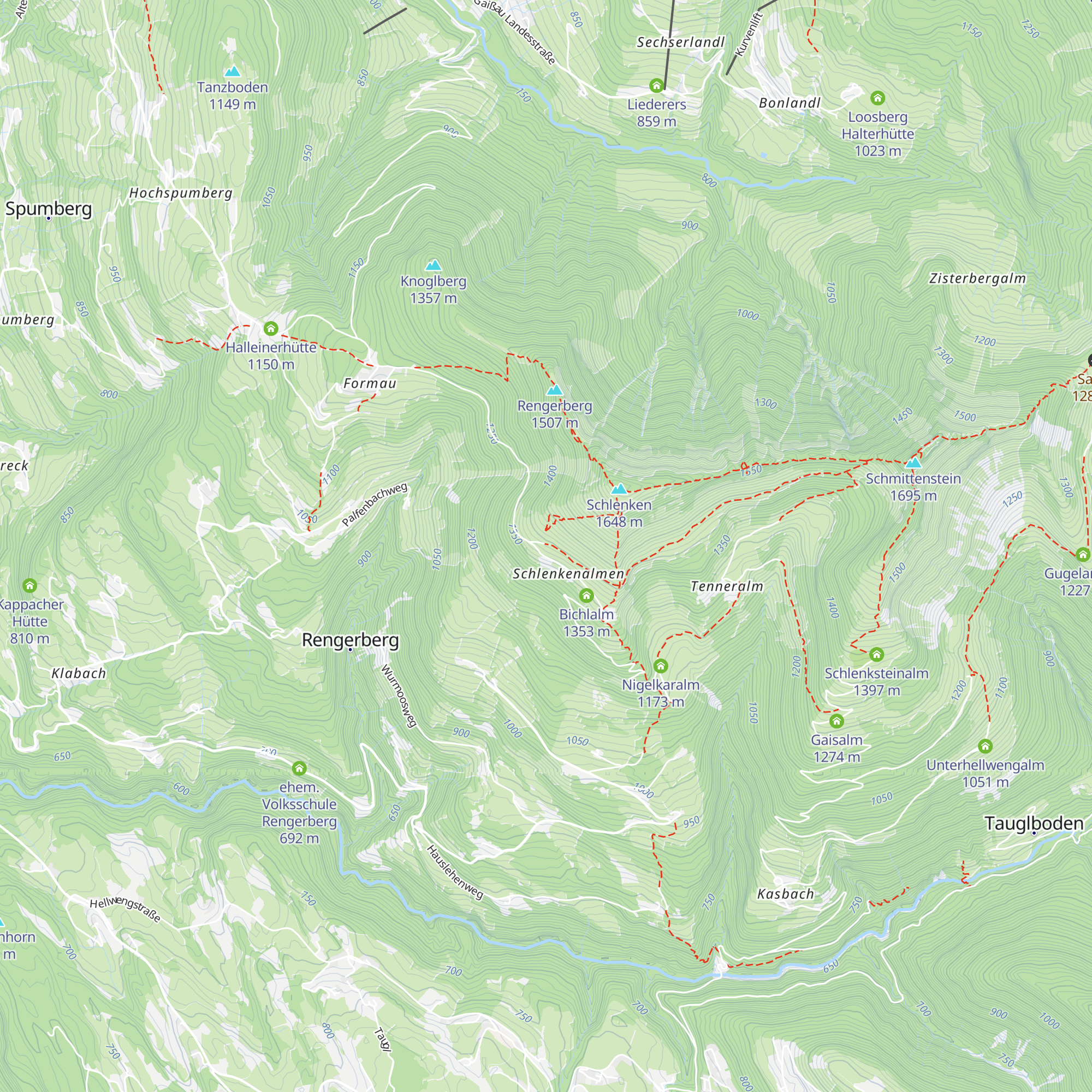 Niederhofhütte map