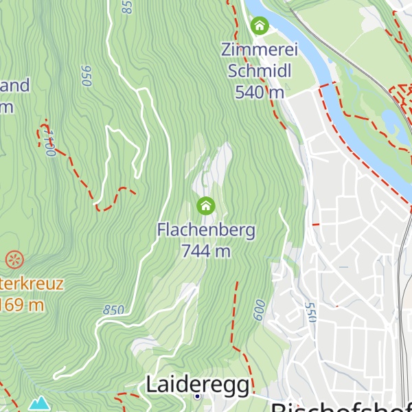 Map of Flachenberg
