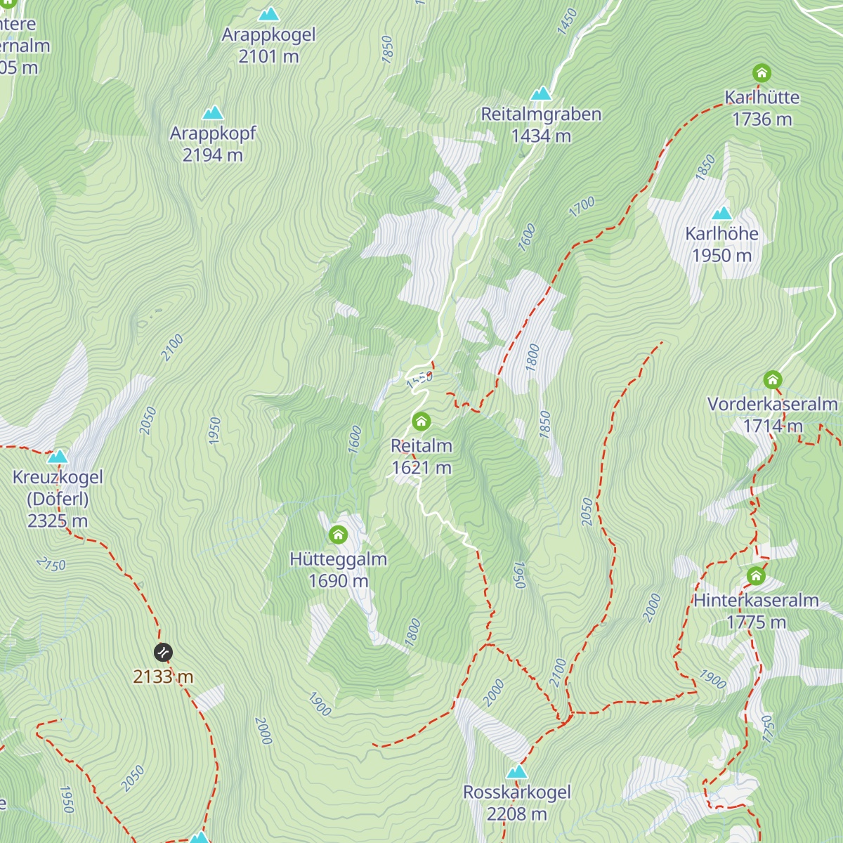 Reitalm map