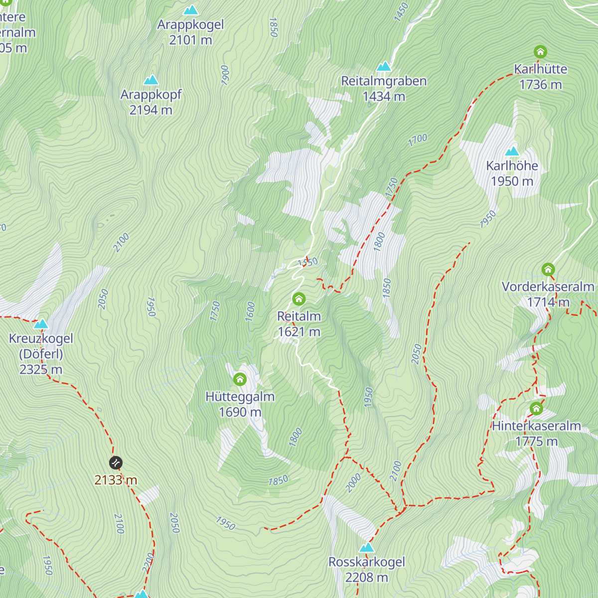 Reitalm map