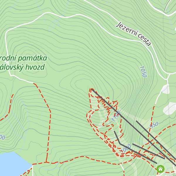 Map of Špičák