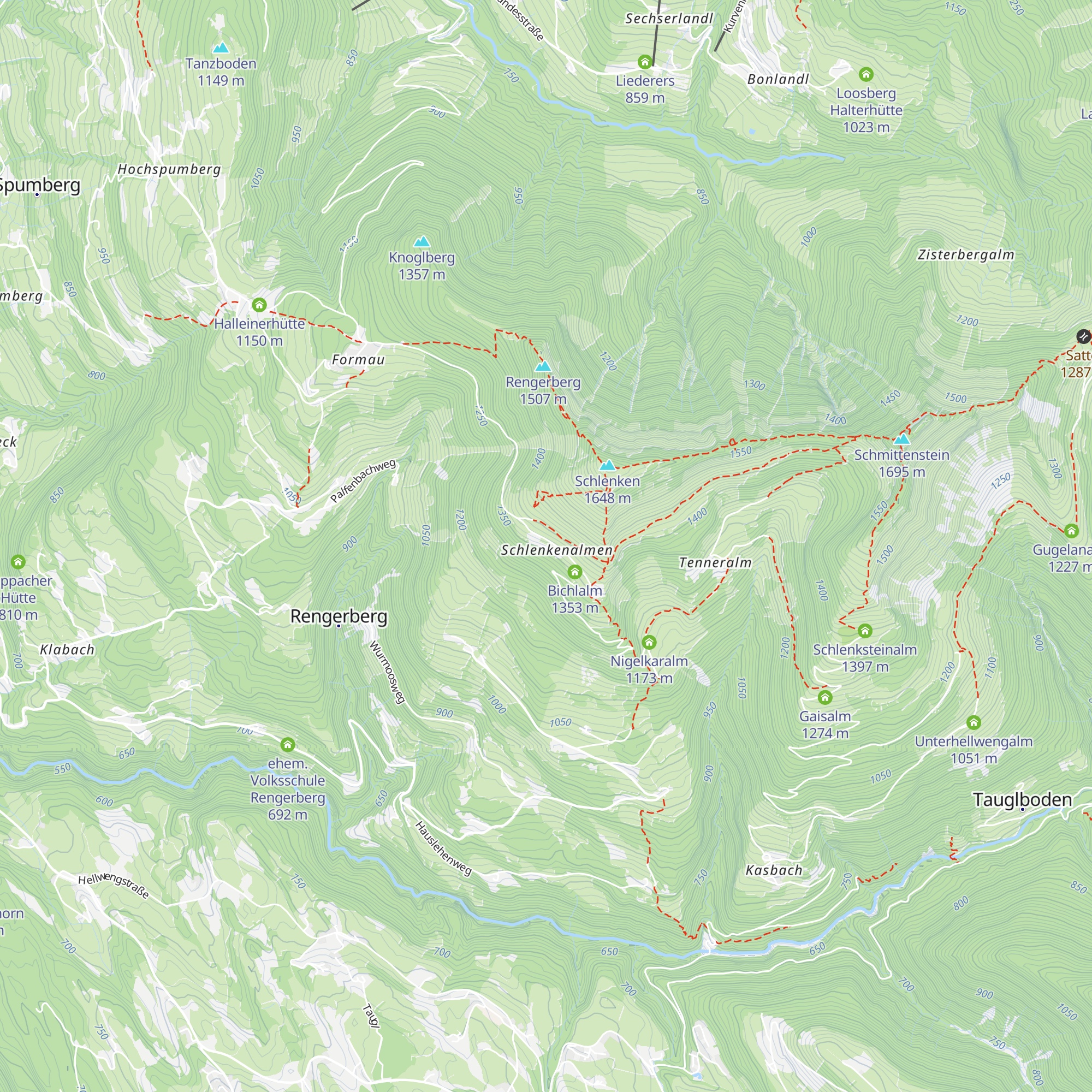 Dirstegalm map