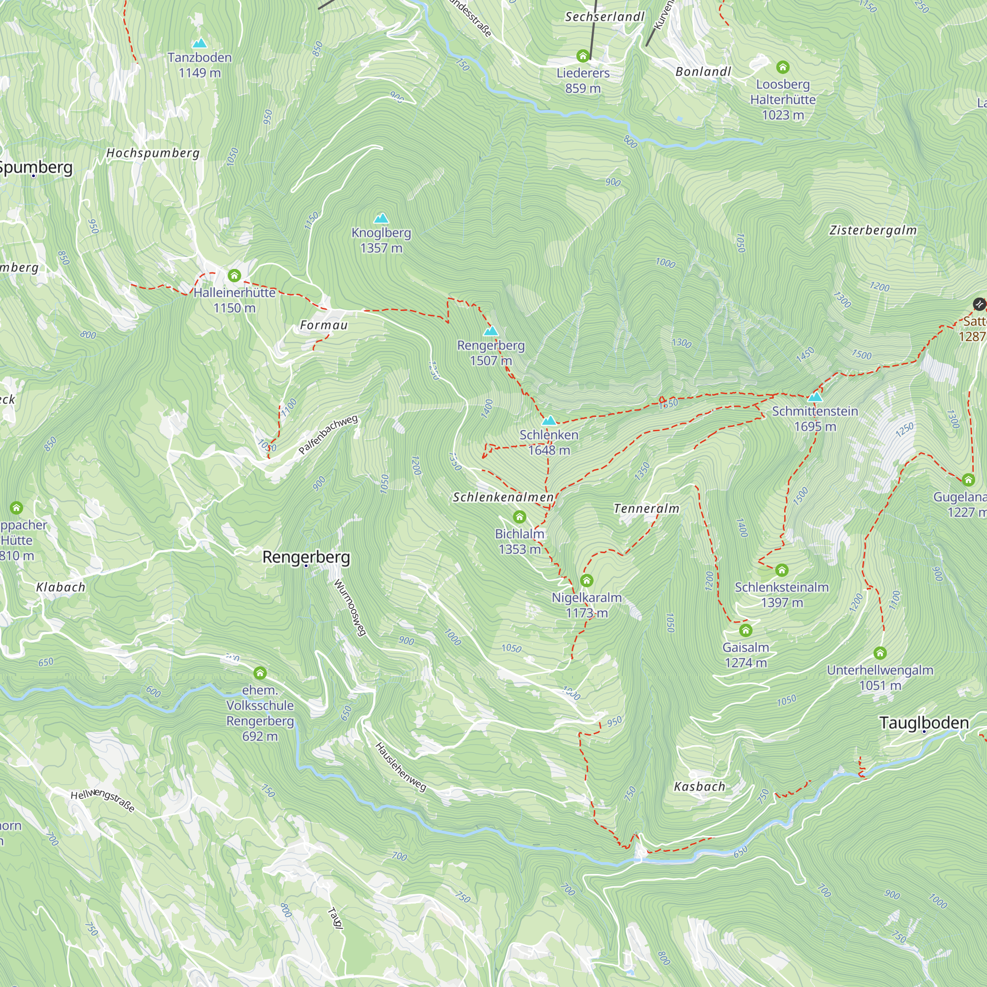 Dirstegalm map