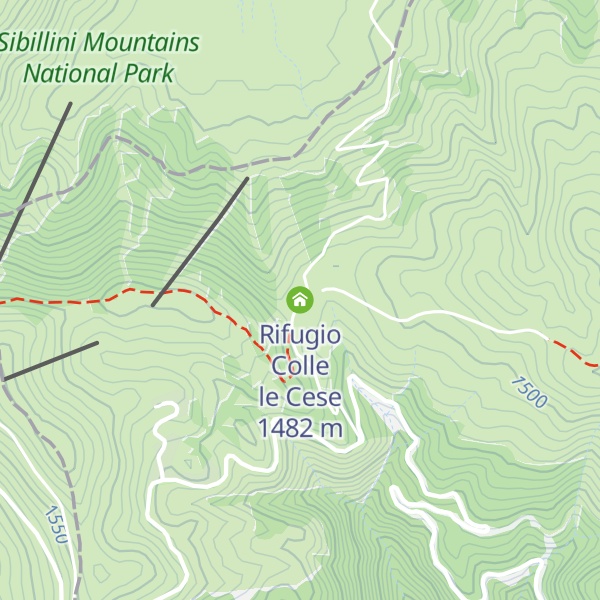 Map of Rifugio Colle le Cese