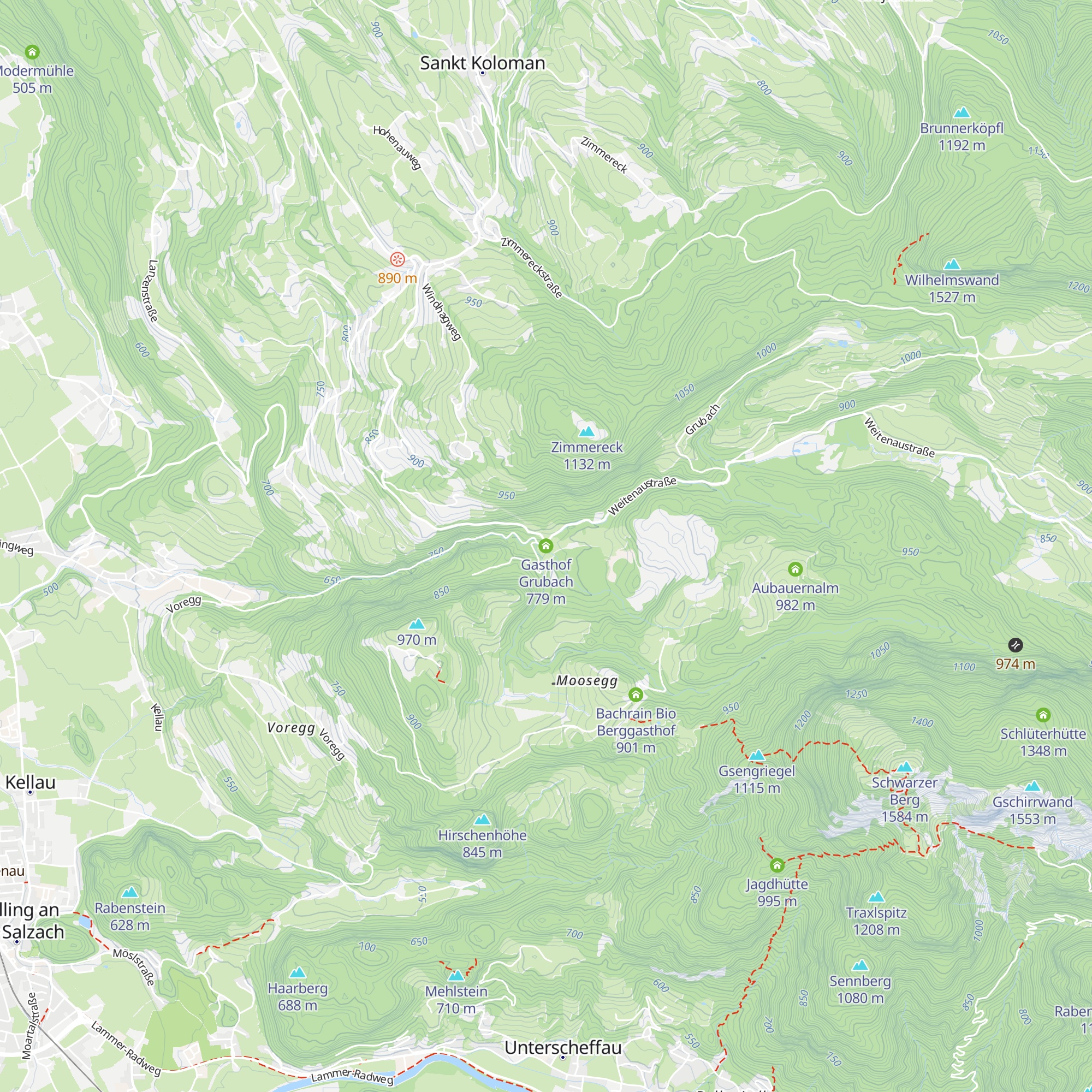 Gasthof Grubach map
