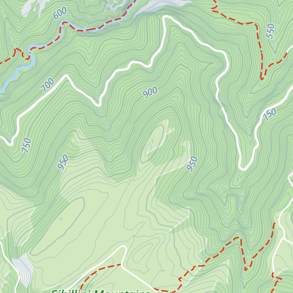 Map of Monte Corvo