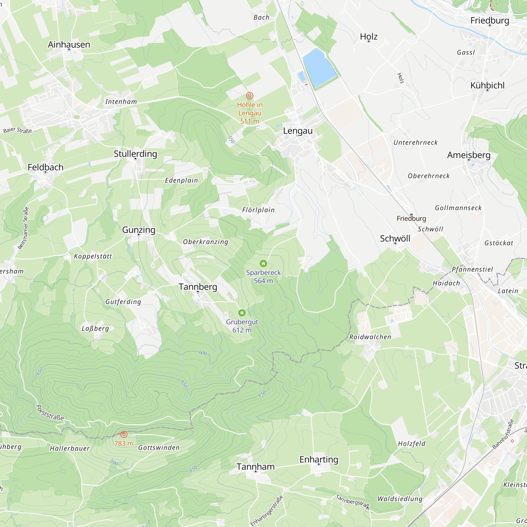 Sparbereck map