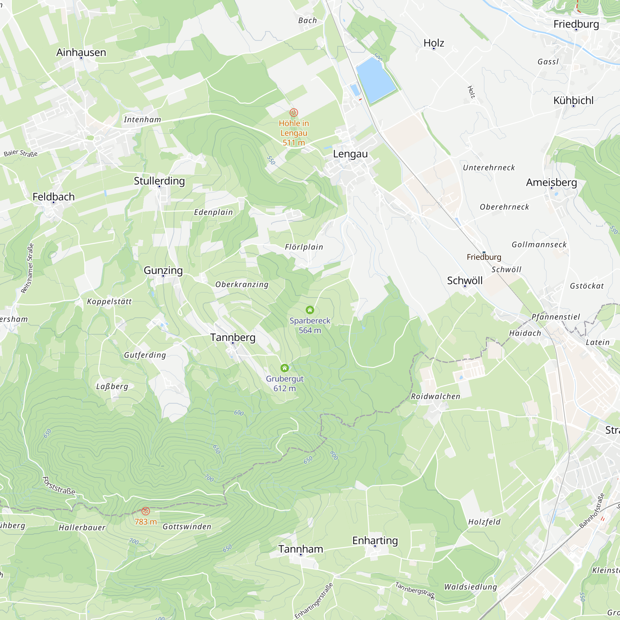 Sparbereck map