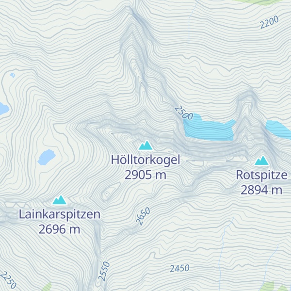 Map of Hölltorkogel