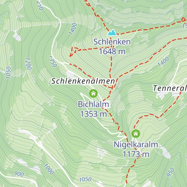 Map of Bichlalm