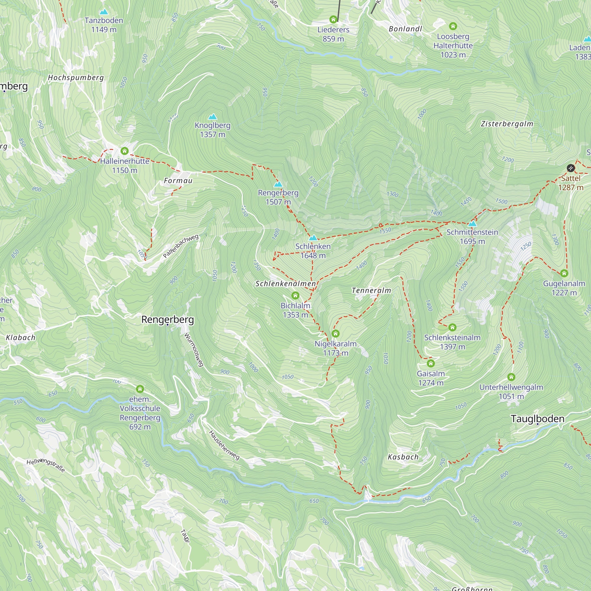Bichlalm map