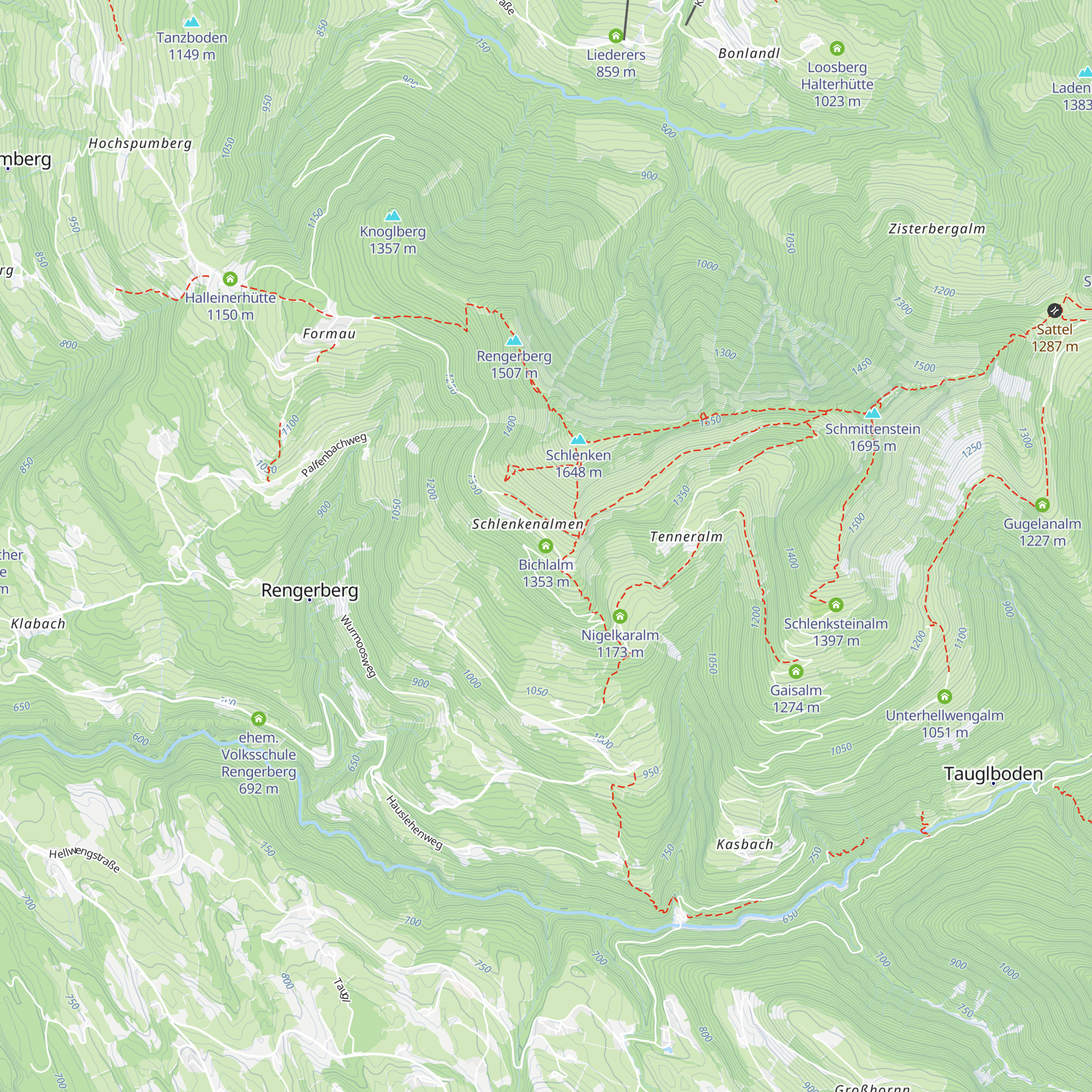 Bichlalm map