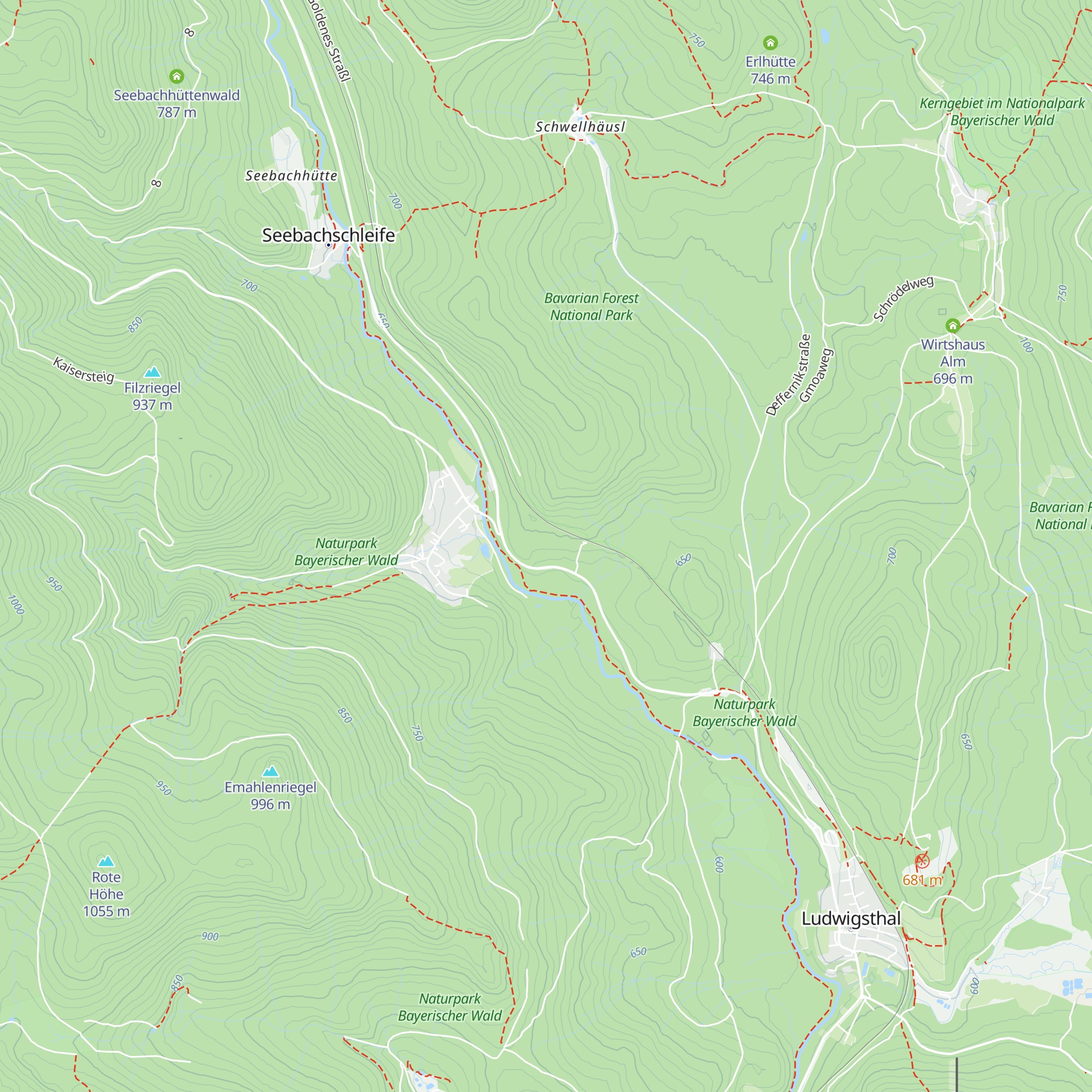 Regenhüttenhäng map