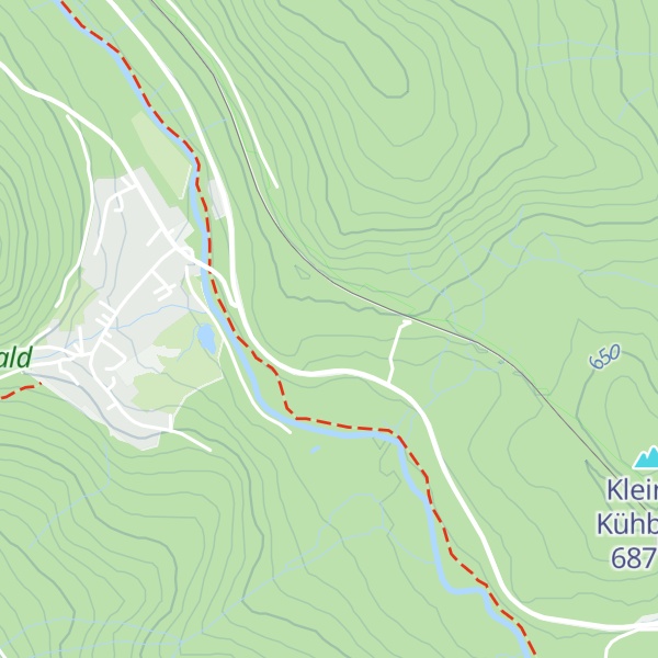 Map of Regenhüttenhäng