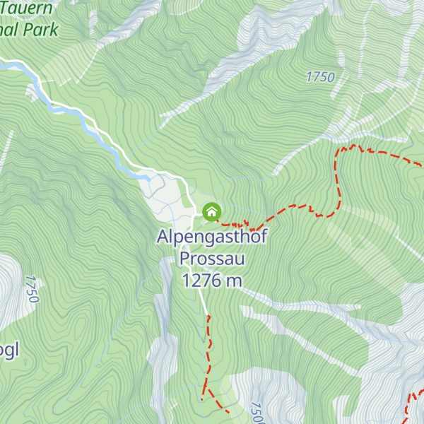Map of Alpengasthof Prossau
