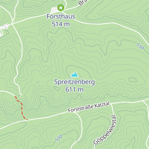 Map of Spreitzenberg