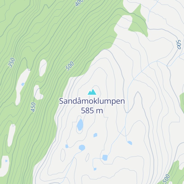 Map of Sandåmoklumpen