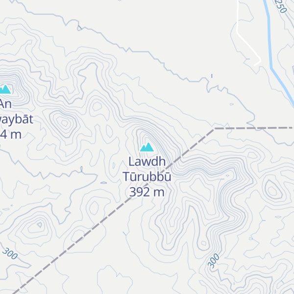 Map of Lawdh Tūrubbū