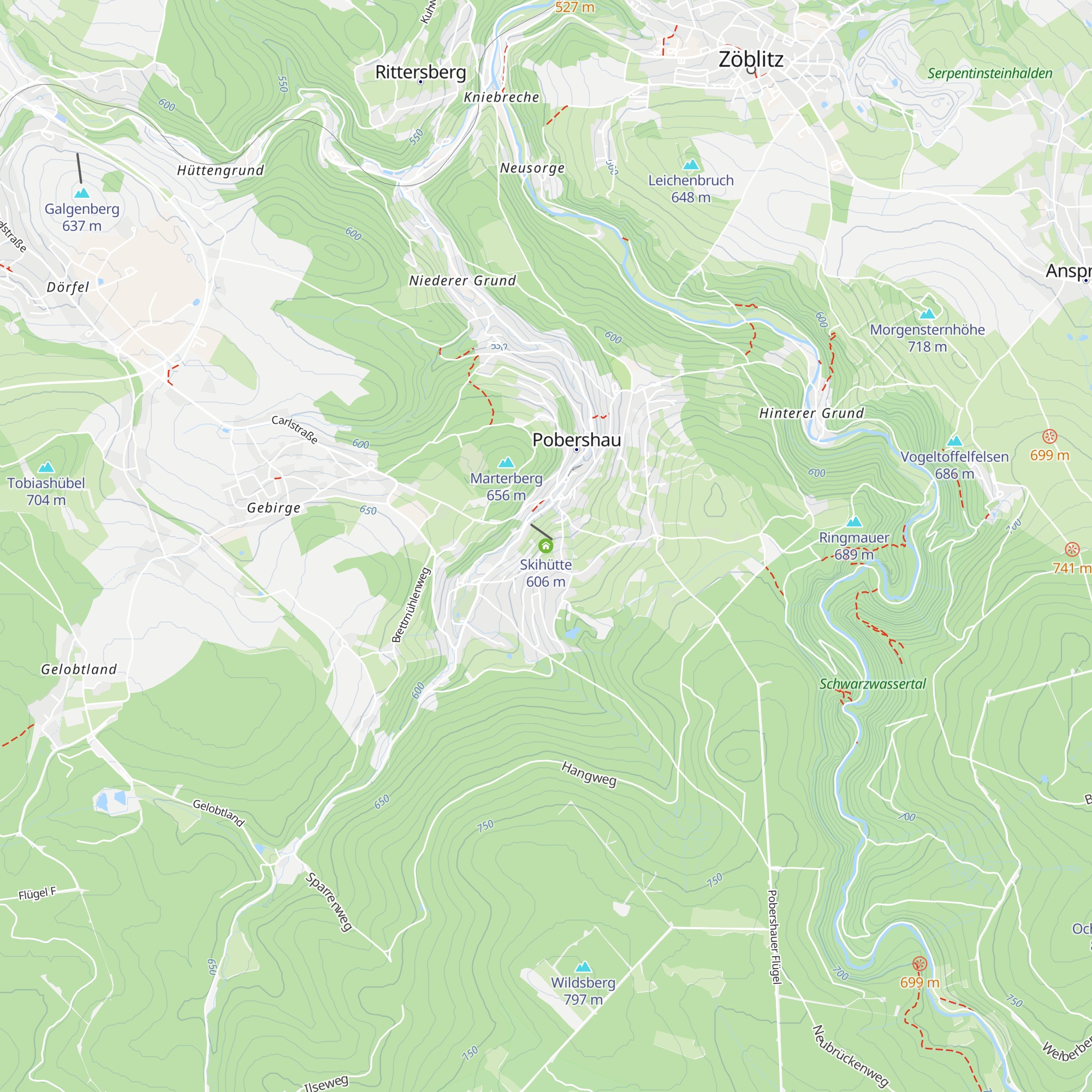 Skihütte map