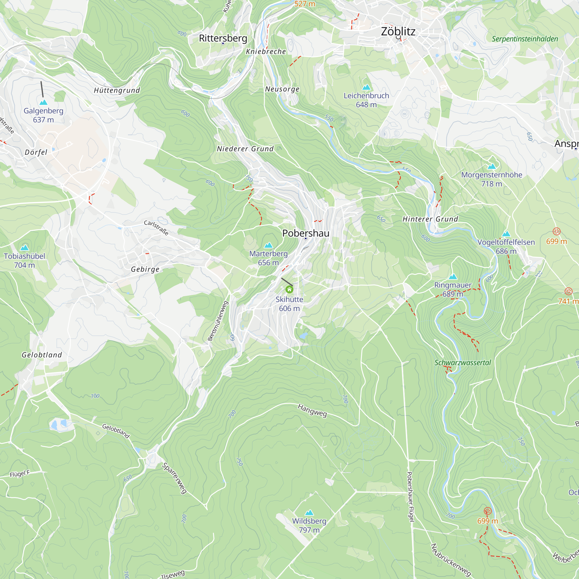 Skihütte map