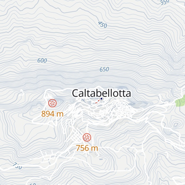 Map of Kratas – Caltabellotta