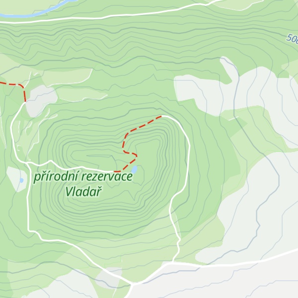 Map of Vladař