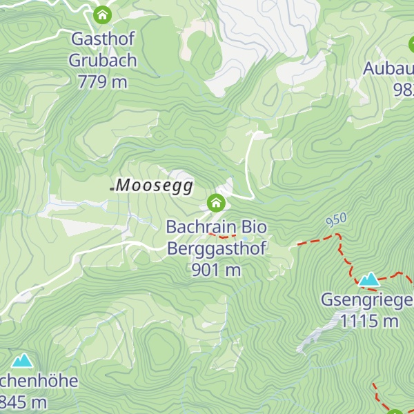 Map of Gasthof Bachrain