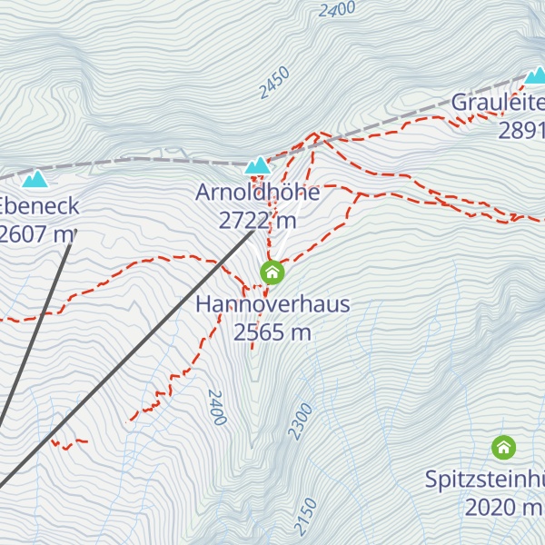 Map of Hannoverhaus