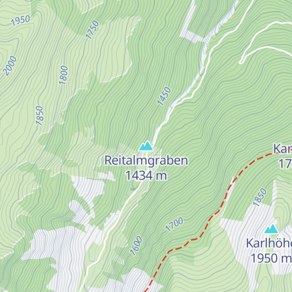 Map of Reitalmgraben